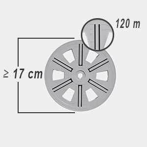 Numérisation bobine 120 mètres