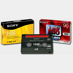 cassettes Hi8
