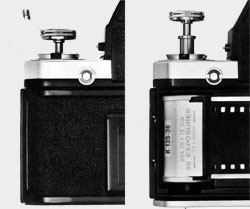 Nikon F2 molette rembobinage