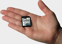 main avec memory card