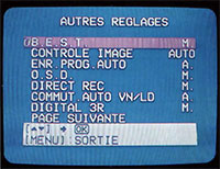 réglages image JVC-HR-S8600