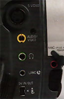 Connectique Sony TRV900
