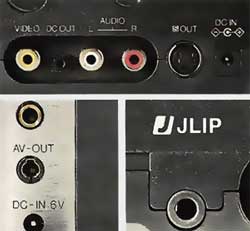 Connectique JVC GR-DV1