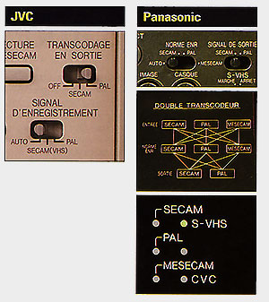 Transcodage 3 SVHS de montage