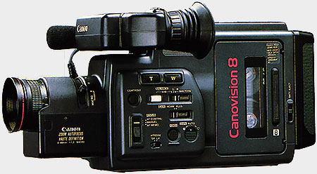 Canon VM-E2 Canovision 8 - Lot Avec Mallette De Transport Et 6 Cassettes Hi8 - Occasion
