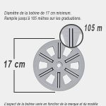 Numérisation bobine 105 m