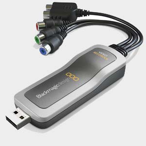 Vidéo Capture Audio Video USB 2.0 Convertisseur VHS Numérique Boîtier d' Acquisition Capture Video de Magnétoscope Cassettes VHS C Hi8 Transfert  Enregistreur à DVD Compatible avec Win 10 