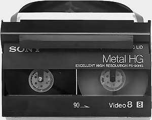 Cassette Video 8 pour Camescope 8mm - SAGA 8MM