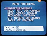 Menu JVC HR-S 9500