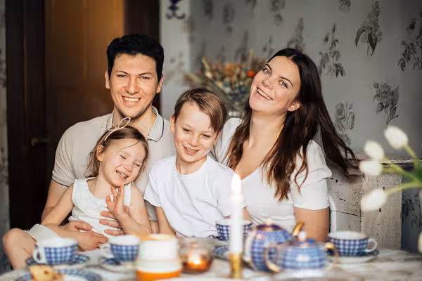 famille heureuse