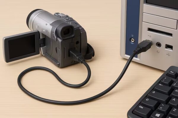 connexion camescope DV à un PC par FireWire